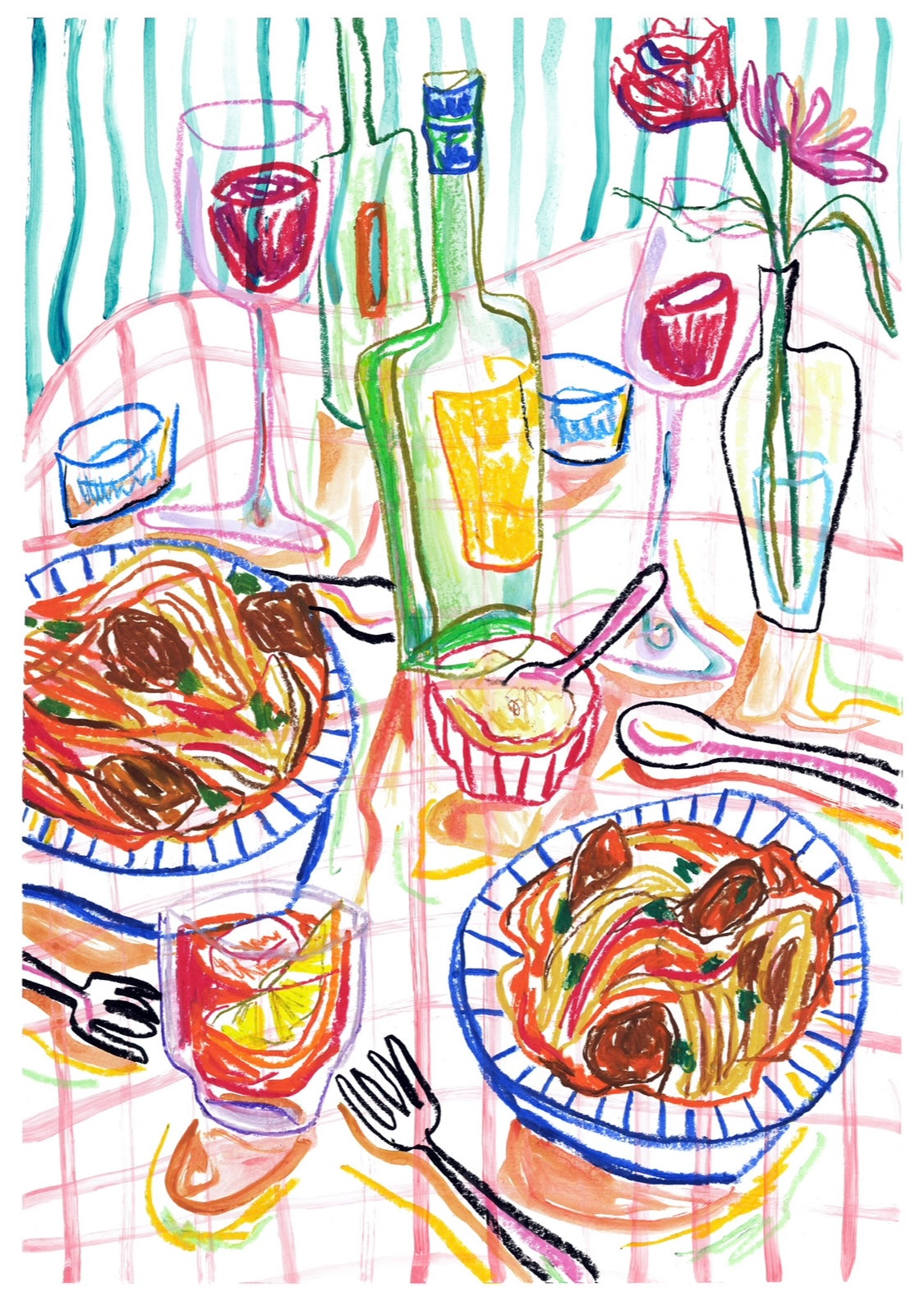 Italian Feast print